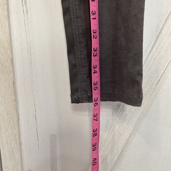 DL1961 Emma Power Legging  Lamb Leather & Coated In Birmingham Size 28 - Picture 10 of 15